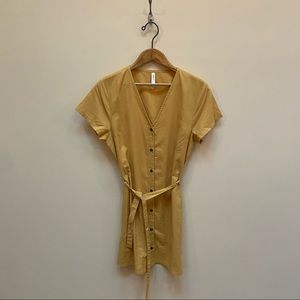 RVCA Summer Dress with Buttons and Tie
